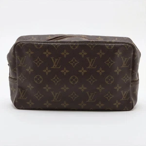 Louis Vuitton Monogram Toiletry Pouch Bag Trousse Toilette M47522 Authentic - Picture 1 of 11