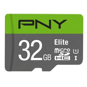 Carte mémoire flash microSDHC PNY 32 Go Elite Class 10 U1 - 100 Mo/s lecture, classe 10, - Photo 1 sur 7