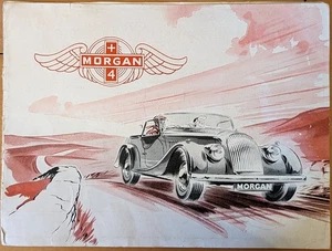1956/7 Morgan Cars Plus Four Sales Brochure Booklet Malvern UK - Picture 1 of 12
