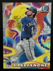 JAC CAGLIANONE 2025 BOWMAN CROMO MELT MASHERS MINI DIAMANTE /150 - Foto 1 di 2