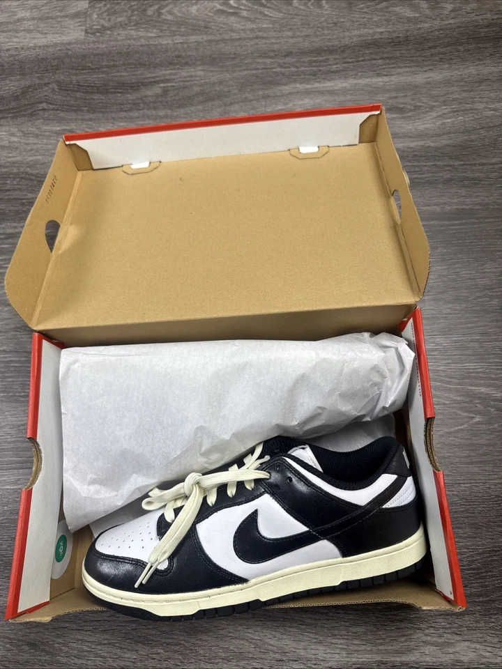 Size 11.5 - Nike Dunk Low Vintage Panda W - Image 1 of 4