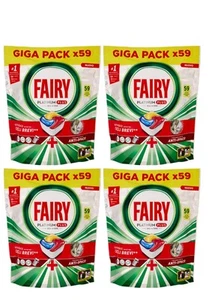 236 PASTIGLIE LAVASTOVIGLIE FAIRY PLATINUM PLUS LEMON- DETERSIVO LAVASTOVIGLIE - Foto 1 di 3