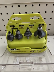 Neu Ryobi A25RS42 dekoratives Router-Bit-Set 1/4 Zoll Schaft (4 Stück) - Bild 1 von 1