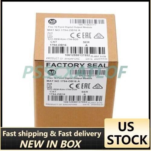 Allen-Bradley 1794-OB16 Digital Output Module NEW Sealed Allen Bradley 1794-OB16 - Image 1 of 1