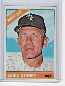 Eddie Stanky Chicago White Sox 1966 Topps Baseball Card #448 (SET BREAK) (D)