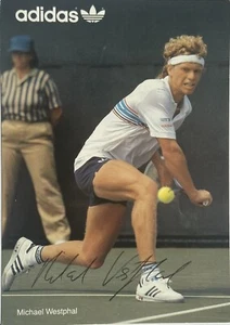 Michael Westphal signiert Karte Original Unterschrift Signatur Autogramm Tennis - Bild 1 von 1