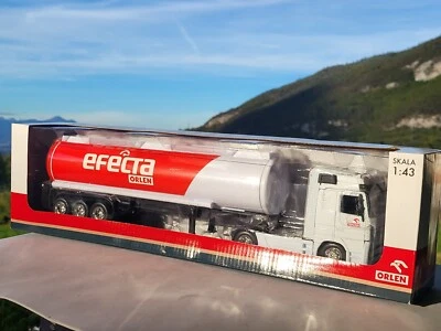 Diecast Metal 1:43 MERCEDES EFECTA OIL TANKER ARTICOLATED TRUCK mint in or. box! - Immagine 1 di 4
