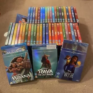Walt Disney Pixar Classics BLURAY DVD Collection (+ Rare O Ring Covers) Blu Rays - Picture 1 of 78