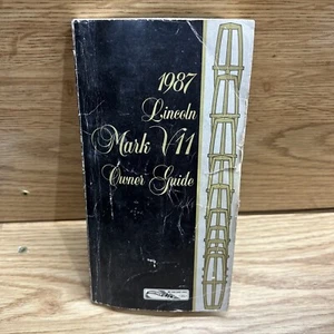 LINCOLN MARK VII 87 1987 OWNERS MANUAL - OWNERS GUIDE Read - Picture 1 of 11