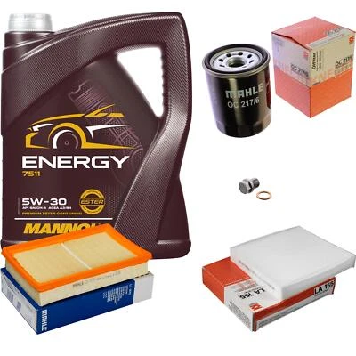 MAHLE Inspektionspaket 5L MANNOL 5W-30 Energy für Suzuki Swift III 1.3 1.5 1.6 - Bild 1 von 4