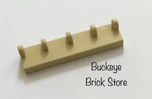 NUOVO LEGO TAN 1x4 CERNIERA PIASTRELLA - Lotto di 1 - Star Wars 10019 - Foto 1 di 3