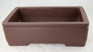 Vintage Yixing Zisha Bonsai Pot, Cactus & Succulent Planter + Mesh - 11.25"/13" - Picture 1 of 9