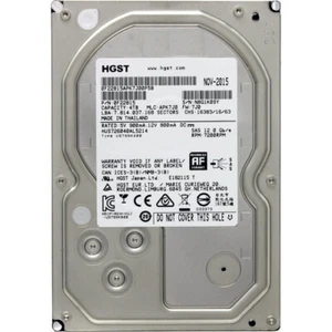 HGST Ultrastar 7K6000 HUS726040AL5214 0F22815 4TB SAS 3.5” LFF 12Gbps 128MBCache - Picture 1 of 2
