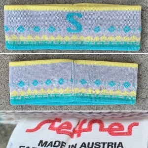 vintage Salomon Steffner made in Austria pure new wool knit headband ski snow - Picture 1 of 12