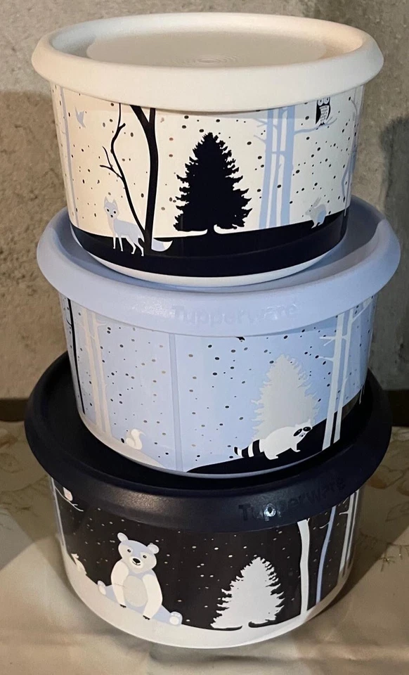 Set Tutto Fresco Rotondo 3 Pz Da 2,100l-1,4 L-e950 Ml Tupperware - Immagine 1 di 1