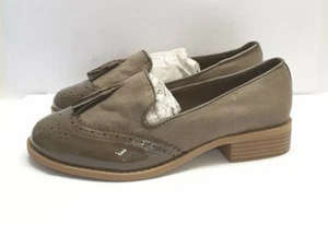 Dorothy Perkins Womens Taupe Wide Fit Loafers Size UK 5/EU 38 | Ref Z/327# - Picture 1 of 8