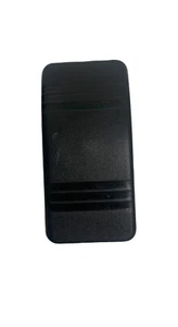 Grn Neon Momentary Marine Rocker Switch 21x37mm 10A 24Vdc Off/On IP67 Waterproof - Picture 1 of 4