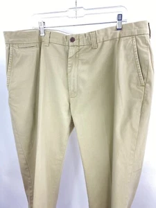Polo Ralph Lauren uomo kaki piatto davanti chino elegante pantaloni vestibilità classica taglia 42/30 - Foto 1 di 6
