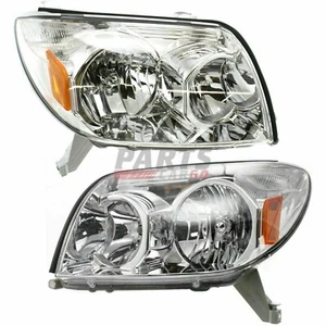 Fits 03-05 Toyota 4runner Set Of 2 LH & RH Halogen Headlight Assembly With Bulb - Picture 1 of 11