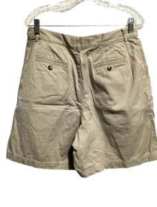 Damenshorts beige Größe 14 Freizeit Ecke hoher Bund 31 Zoll Taille - Bild 1 von 6