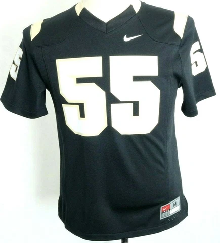 NEW Colorado Buffs Buffaloes 55 Black Nike Youth Football Team Jersey Boys M Cover