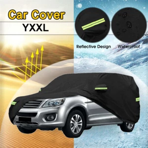 YXXL Full Car Cover Outdoor All Weather Protection Breathable Waterproof Sun - Picture 1 of 15