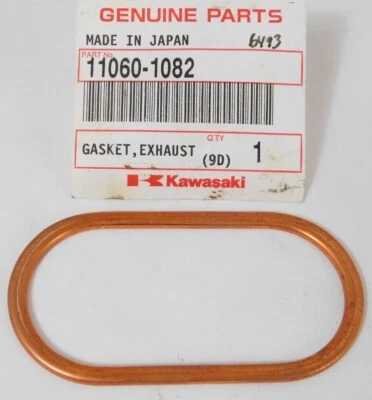 1 Junta colector de escape de cobre Vulcan 11060-1082 NOS Kawasaki VN VN750 VN700 Foto 1 de 3