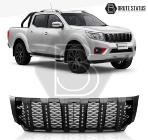 Griglia anteriore con led per nissan navara np300 2015-2019 drl griglia nera - Foto 1 di 9