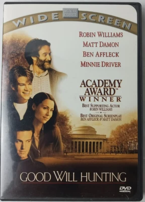 Good Will Hunting DVD Widescreen Movie 1999 Robin Williams, Matt Damon - Image 1 of 4