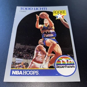#98 Todd Lichti - Denver Nuggets - 1990-91 Hoops Basketball - Picture 1 of 3