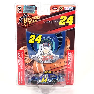 JEFF GORDON #24 WINNERS CIRCLE 1/64 SPEED RACER DIECAST CAR W/ HOOD NASCAR NEW - Image 1 of 4
