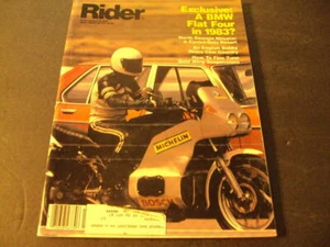 Rider Mar 1982 BMW Flat Four, Fine Tune Gold Wing Suspension ID:65916 - Picture 1 of 3
