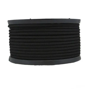3/8" 250 ft Bungee Shock Cord Black Marine Grade Heavy Duty Shock Rope Tie Down - Picture 1 of 2