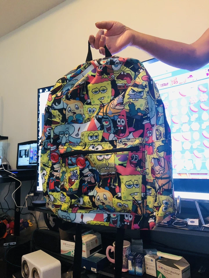 Mochila Bob Esponja Personaje AOP - NUEVA CON ETIQUETAS Foto 1 de 1