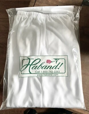 Pantalones de vestir blancos Haband talla 16 P pequeños damas mujeres nuevos en paquete cintura elástica A06 nuevos con etiquetas Foto 1 de 3
