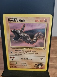 Brock's Onix 069/132 Common Gym Heroes Pokemon TCG - Foto 1 di 2
