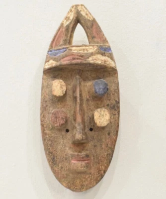 Máscara de madera tallada Grebo africana Liberia Foto 1 de 2