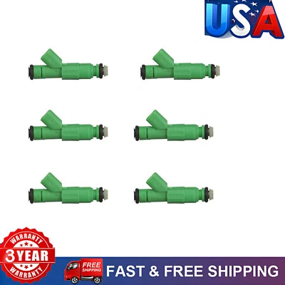 6X Inyectores de combustible para Dodge Caravan 3,3 L V6 2002 2003 2004 2005 2006 2007 Foto 1 de 4