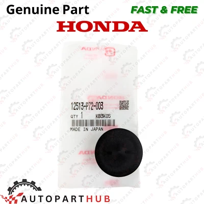 Genuine Honda Civic CR-V Acura Engine Cylinder Head Cam Plug OEM 12513-P72-003 - Image 1 of 4