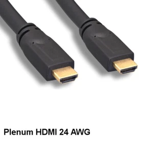 Cable HDMI 1,4 CMP con clasificación plenaria de 35 ft con conector chapado en oro Ethernet 24AWG - Imagen 1 de 1