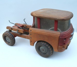Camion benne Dejou jouet à tirer