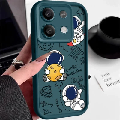 Astronaut TPU Phone Case For Xiaomi Redmi Note 14 Pro 13 12 11 14T 13T 13C Cover - Image 1 of 4