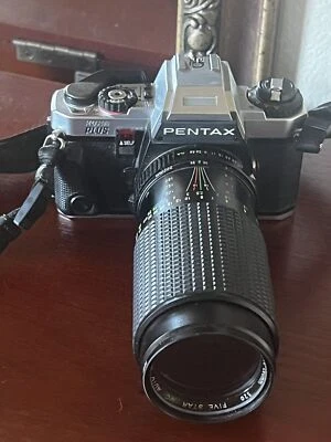Pentax Program Plus - Vintage 35mm Film SLR Camera, Extra Lens & Case - Image 1 of 4