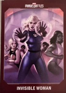 N.33 La Donna Invisibile Character Card - Marvel Battles Trading Cards 2024 Pan - Imagen 1 de 1