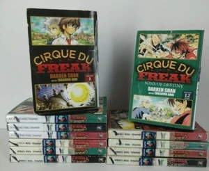 Cirque Du Freak #1-12 Manga English COMPLETE Entire Set~Darren Shan~Arai - Picture 1 of 8