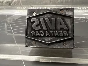 ORIGINAL VINTAGE LETTERPRESS PRINTING INK BLOCK Junk Journal Scrap Advert Craft - Bild 1 von 2