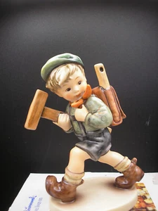 Vintage Goebel Hummel "Kleiner Architekt" #410/1 Figur 6" orig. Box Erstausgabe - Bild 1 von 6