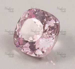 8,30 kt natürlicher zertifizierter Madagaskar rosa Morganit lose Kissen lose Edelstein - Bild 1 von 5