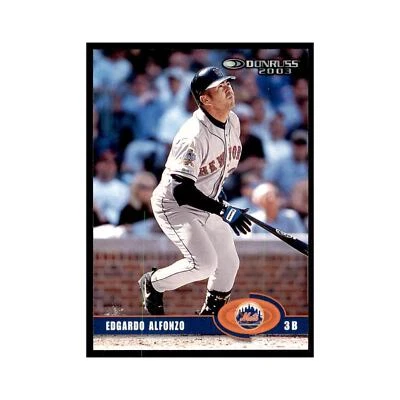2003 Donruss Edgardo alfonzo Baseball Cards #338 - Image 1 of 3
