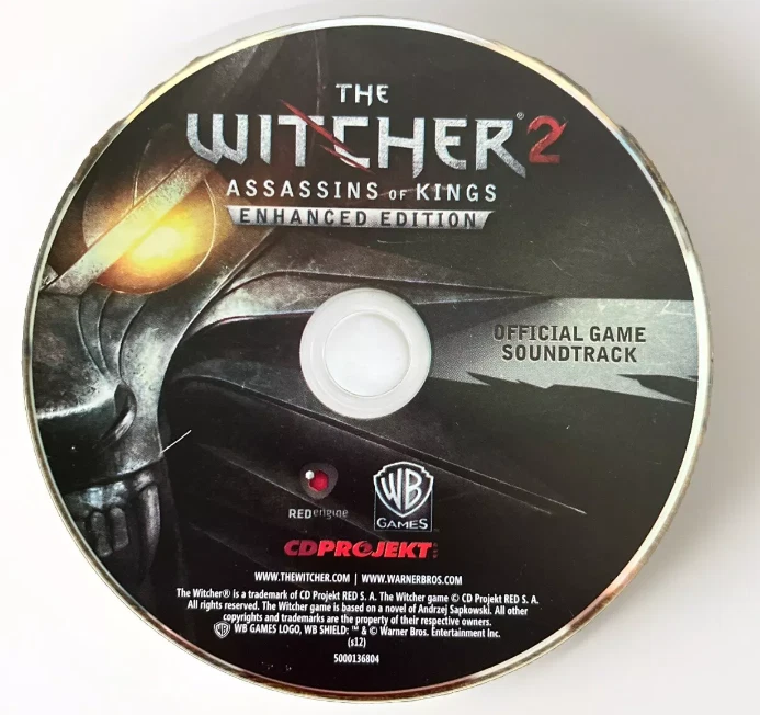 The Witcher 2 Assassins of Kings Soundtrack (CD) - - - **DISC ONLY** - Image 1 of 1